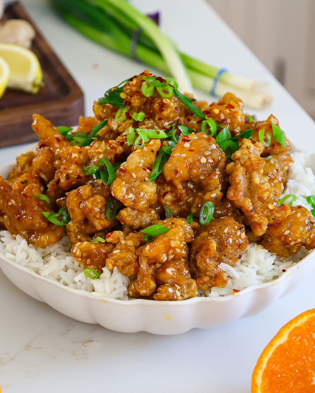The BEST Crispy Orange Chicken Recipe